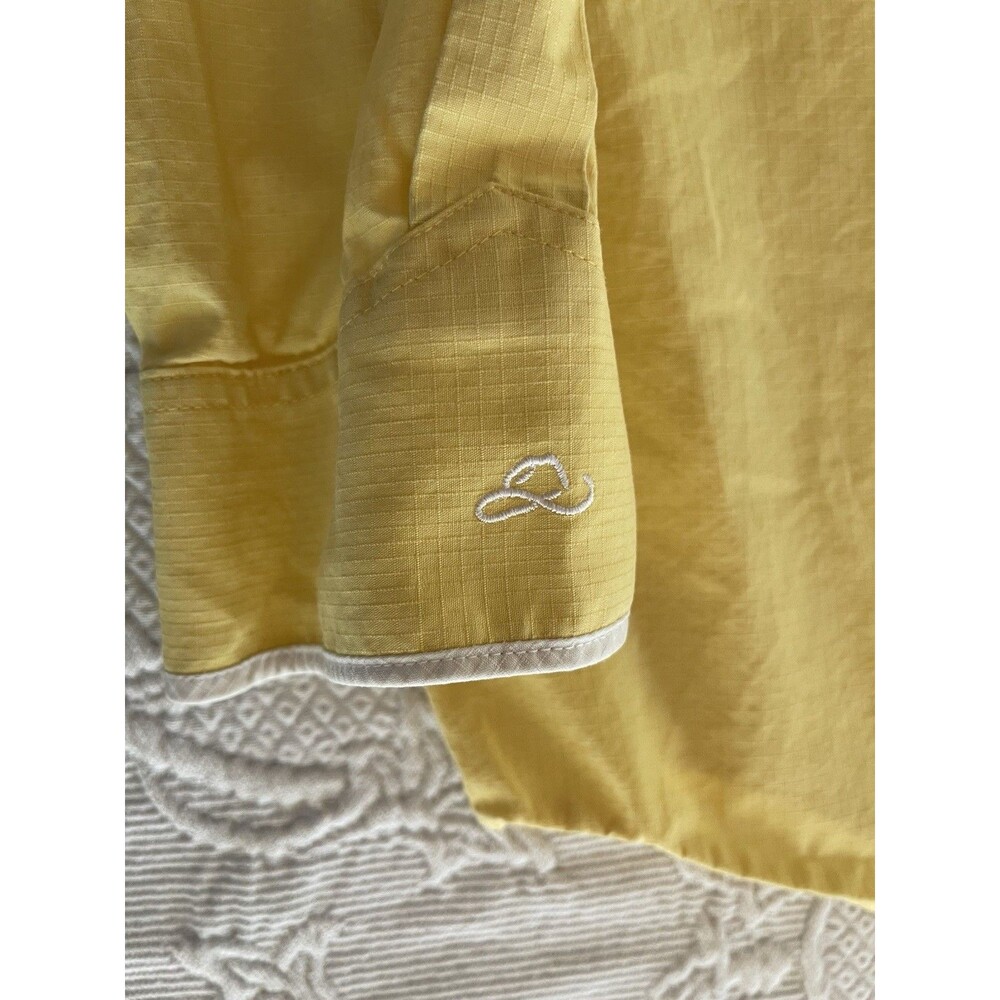 Resistol Rodeo Gear Western Shirt Embroidered Yellow LS Hong Kong Mens Large - Picture 6 of 15